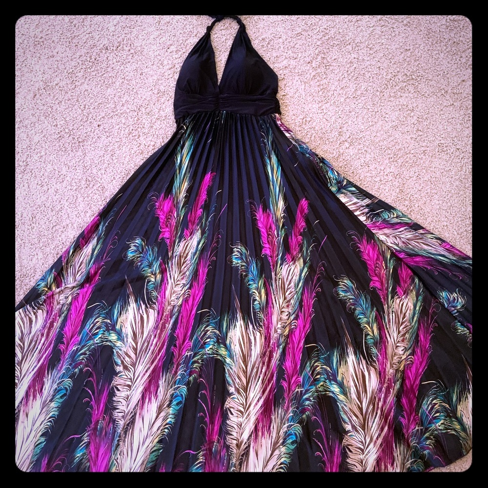 Maxi halter dress